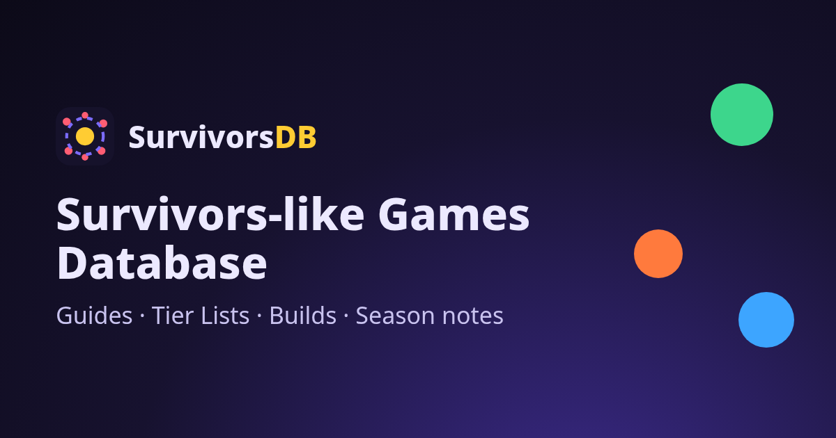 Azeroth Survivors Builds — Best Classes & Talent Routes | SurvivorsDB